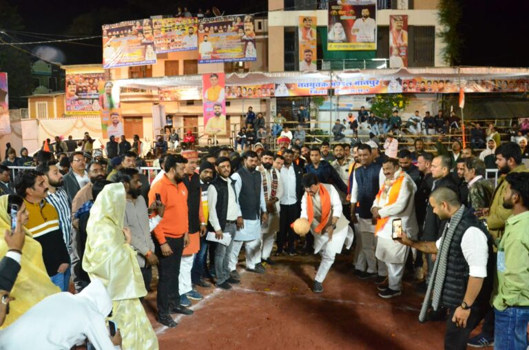 नवयुवक मंडल मानपुर द्वारा आयोजित शूटिंगबॉल एवं बॉलीवॉल स्पर्धा का समापन