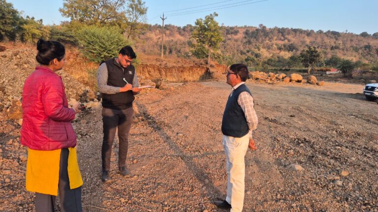 जामली में अवैध उत्खनन पर प्रशासन सख्त, मौके पर किया निरीक्षण