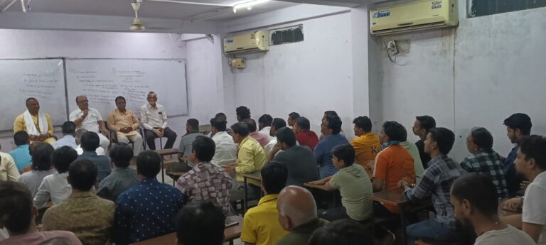 क्षेत्रवार सामूहिक हनुमान चालीसा पाठ अभियान को लेकर रामादल की बैठक संपन्न