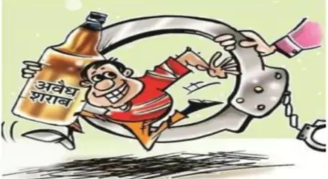 मानपुर पुलिस की कार्रवाई: अवैध बीयर परिवहन करते दो आरोपी गिरफ्तार