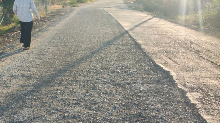 देपालपुर–सांवेर मार्ग पर दरारों का जाल, 78 करोड़ की सीसी सड़क दोबारा मरम्मत के बाद भी जर्जर